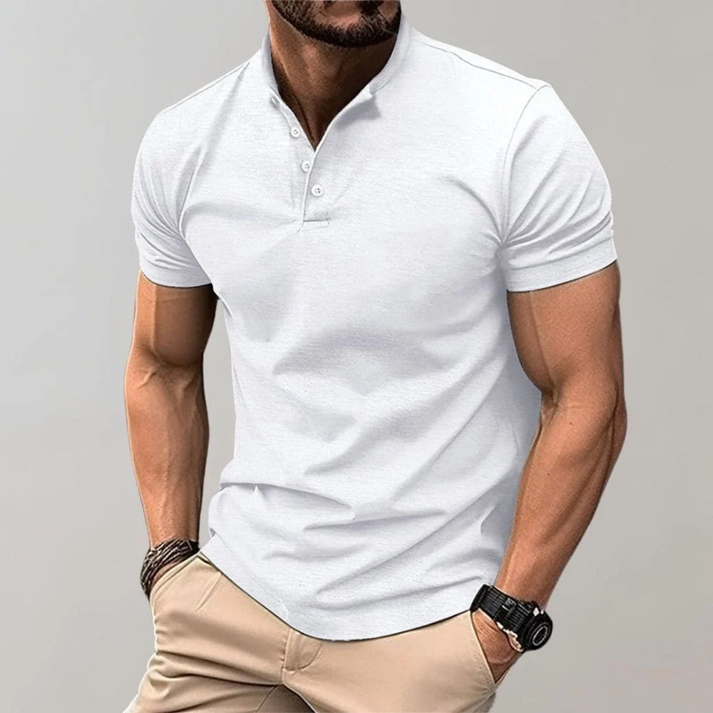 Herren Polo | klar geschnittenes Kurzarmshirt mit Knopfleiste - Image 2