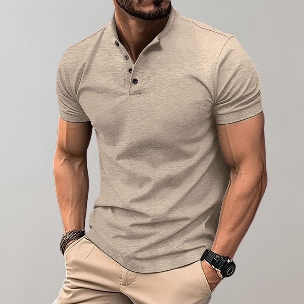 Herren Polo | klar geschnittenes Kurzarmshirt mit Knopfleiste - Image 4