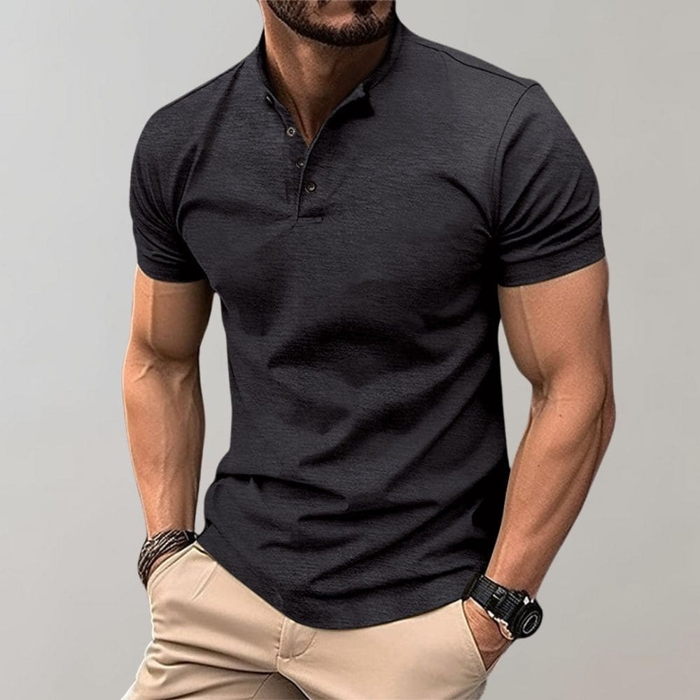 Herren Polo | klar geschnittenes Kurzarmshirt mit Knopfleiste - Image 5