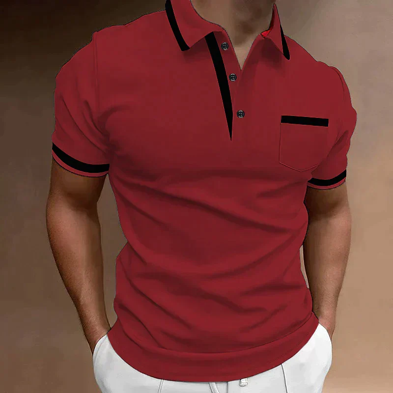 Herren Polo-Shirt | klassischer Schnitt mit V-Ausschnitt - Image 2