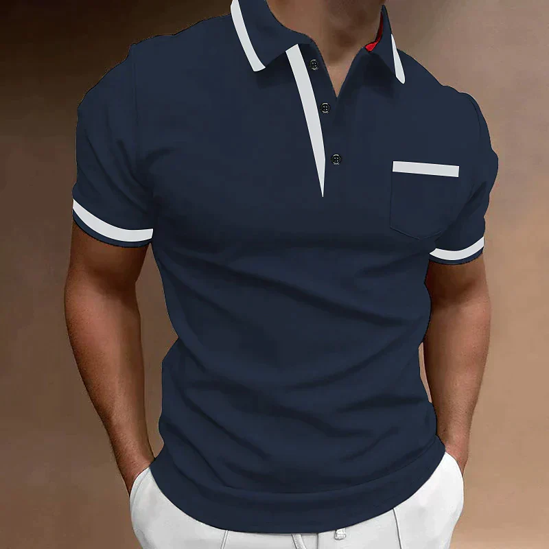 Herren Polo-Shirt | klassischer Schnitt mit V-Ausschnitt - Image 4