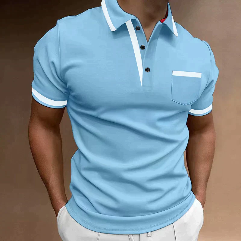 Herren Polo-Shirt | klassischer Schnitt mit V-Ausschnitt - Image 5