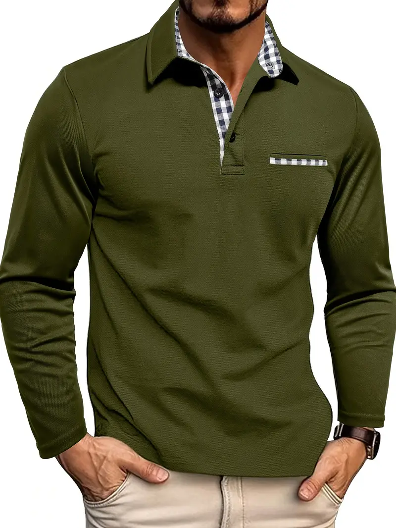 Herren-Poloshirt mit langarmdesign | Alltagstauglich - Image 12