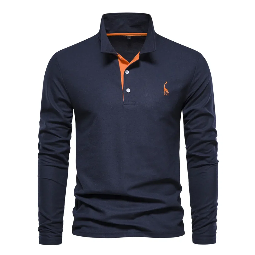 Herren-Poloshirt mit langem ärmelschnitt | Alltagstauglich - Image 2