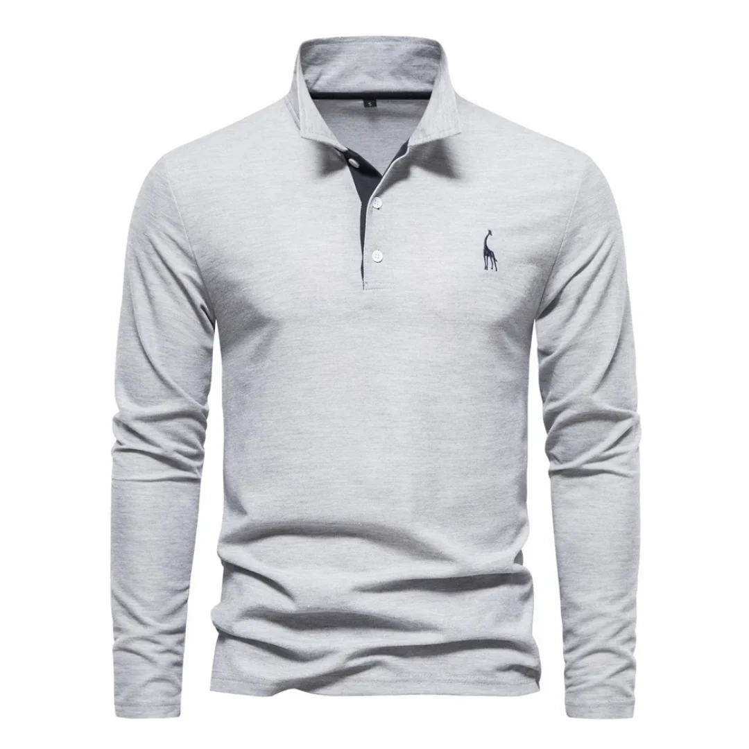 Herren-Poloshirt mit langem ärmelschnitt | Alltagstauglich - Image 3