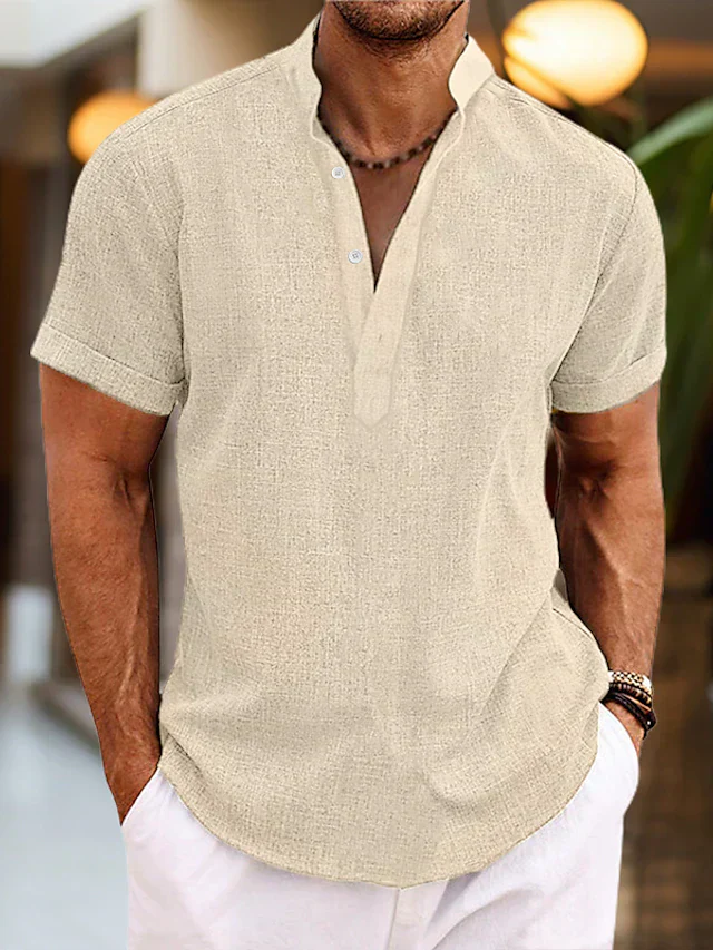 Herren Poloshirt | V-Ausschnitt mit gerader Grundform - Image 6