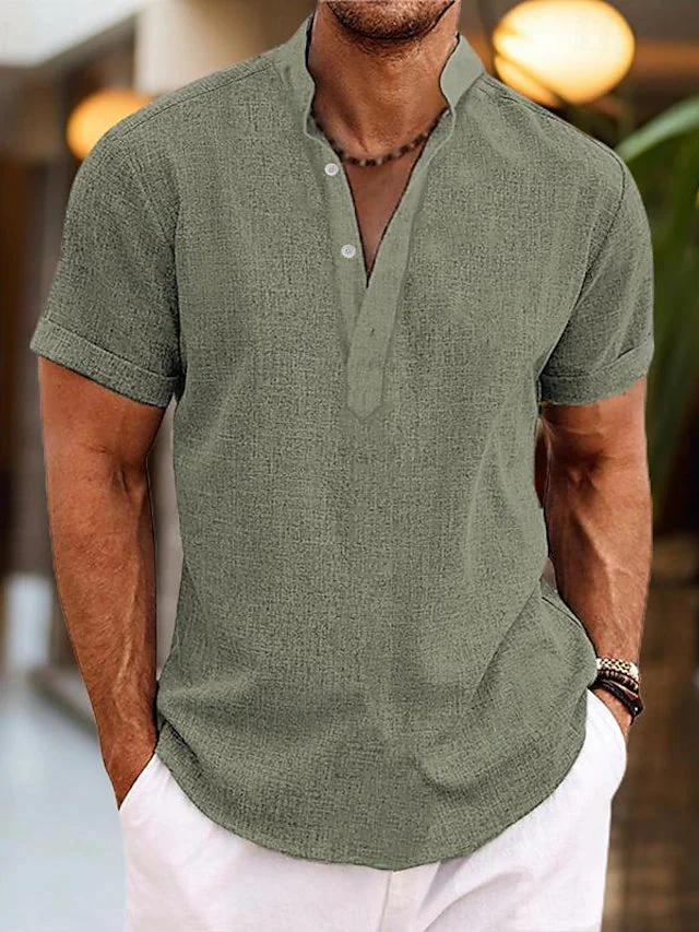 Herren Poloshirt | V-Ausschnitt mit gerader Grundform - Image 8