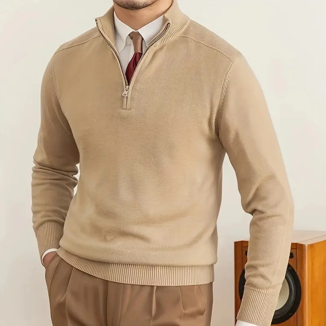 Herren Pullover | Halber Reißverschluss erhöhter Abschluss - Image 7