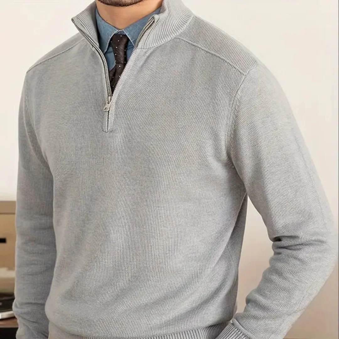 Herren Pullover | Halber Reißverschluss erhöhter Abschluss - Image 9