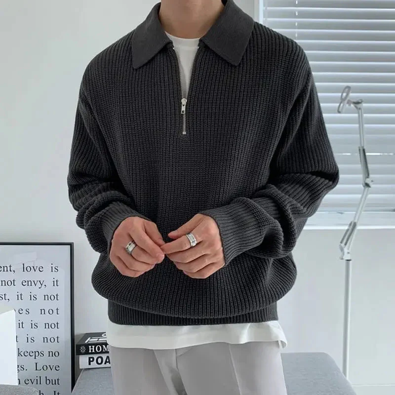 Herren Pullover mit Viertelreißverschluss - Image 6