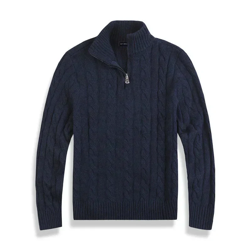 Herren Pullover | Stehkragen mit teilweiser Öffnung - Image 7