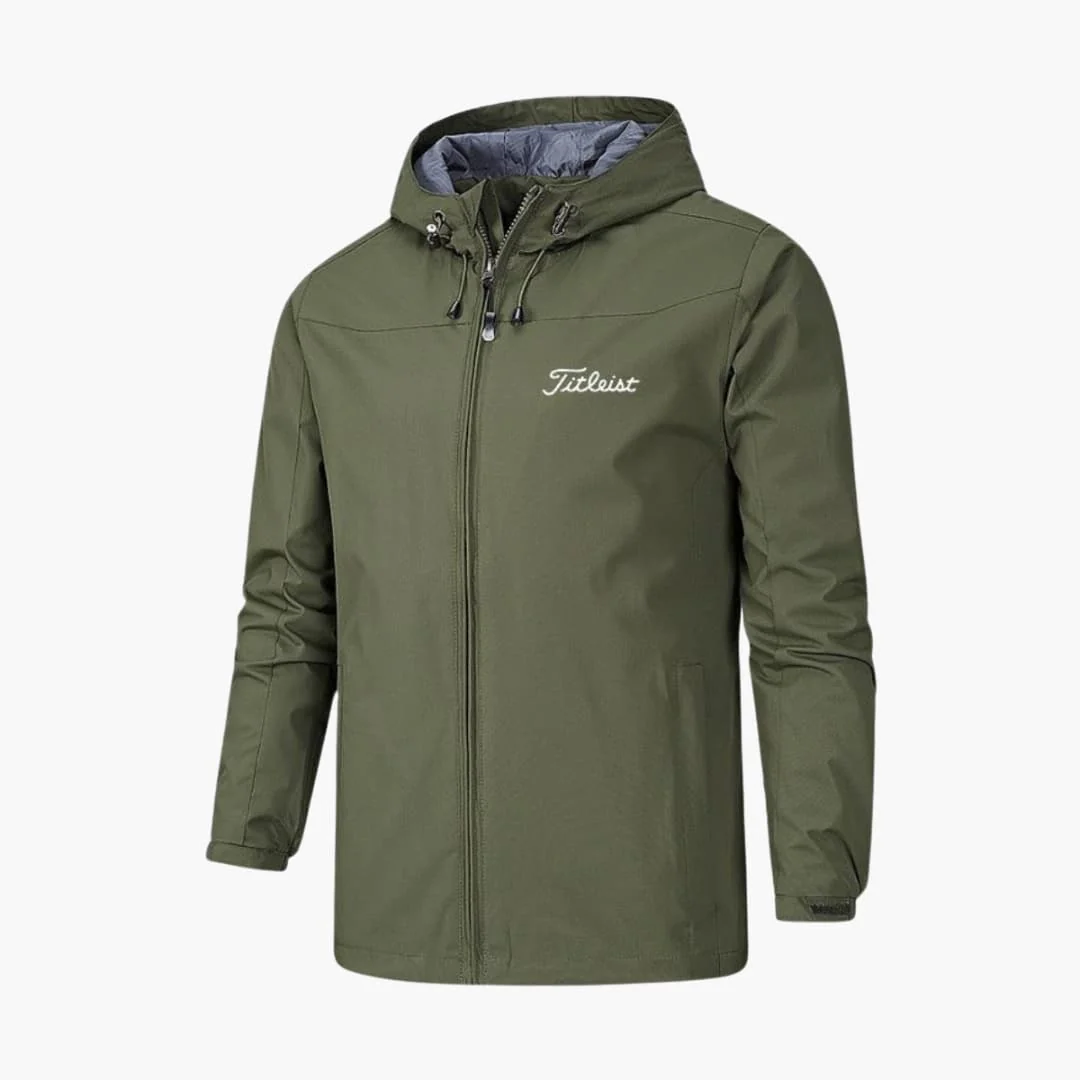 Herren Regenjacke mit Durchgehender Reißverschluss - Image 2