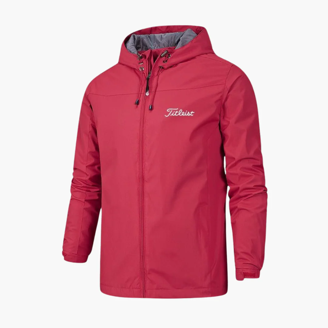 Herren Regenjacke mit Kapuze und Reißverschluss - Image 4