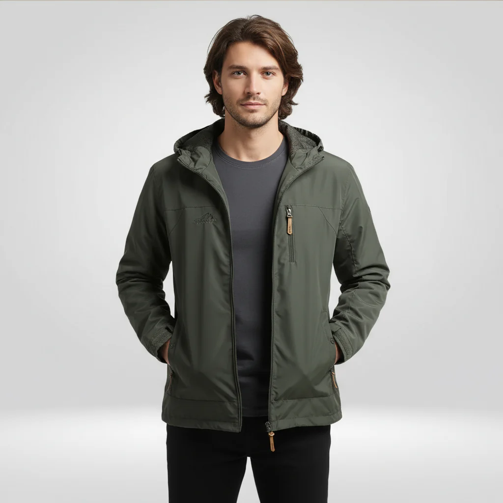 Herren Regenjacke | Schutzorientierte Form mit funktionalem Aufbau - Image 3