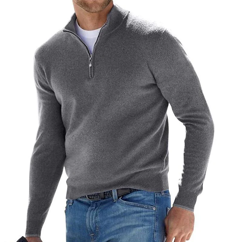 Herren Reißverschluss-Pullover - Image 10
