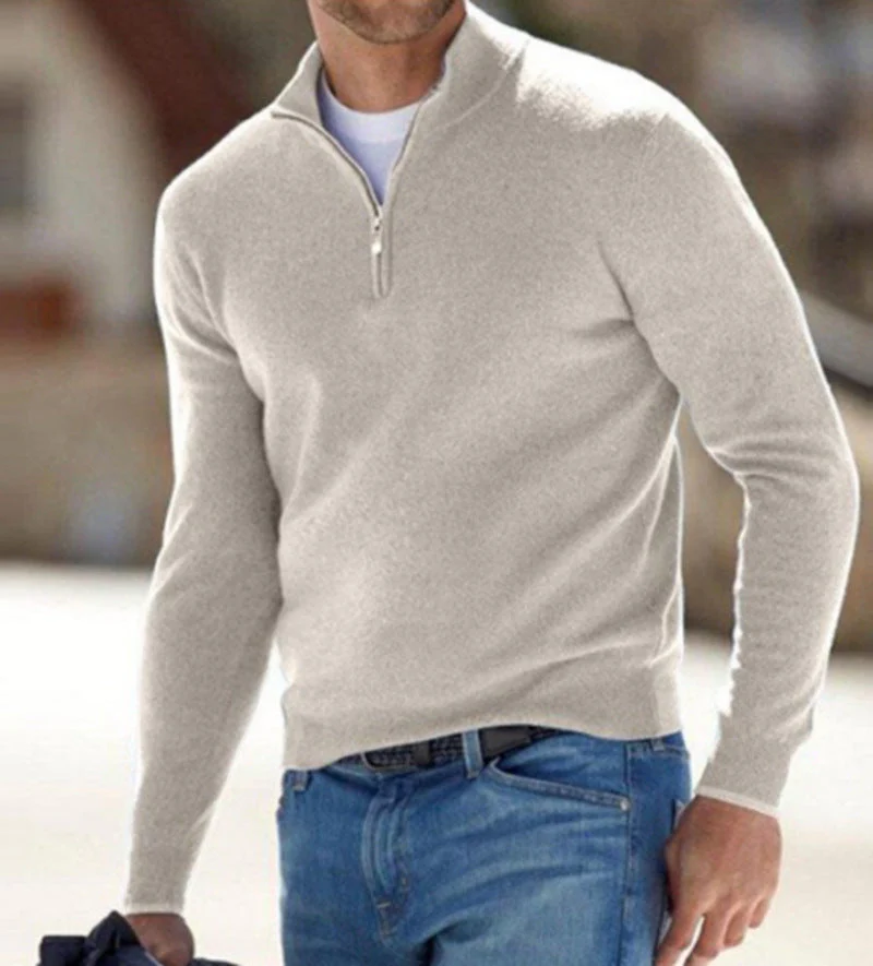 Herren Reißverschluss-Pullover - Image 2