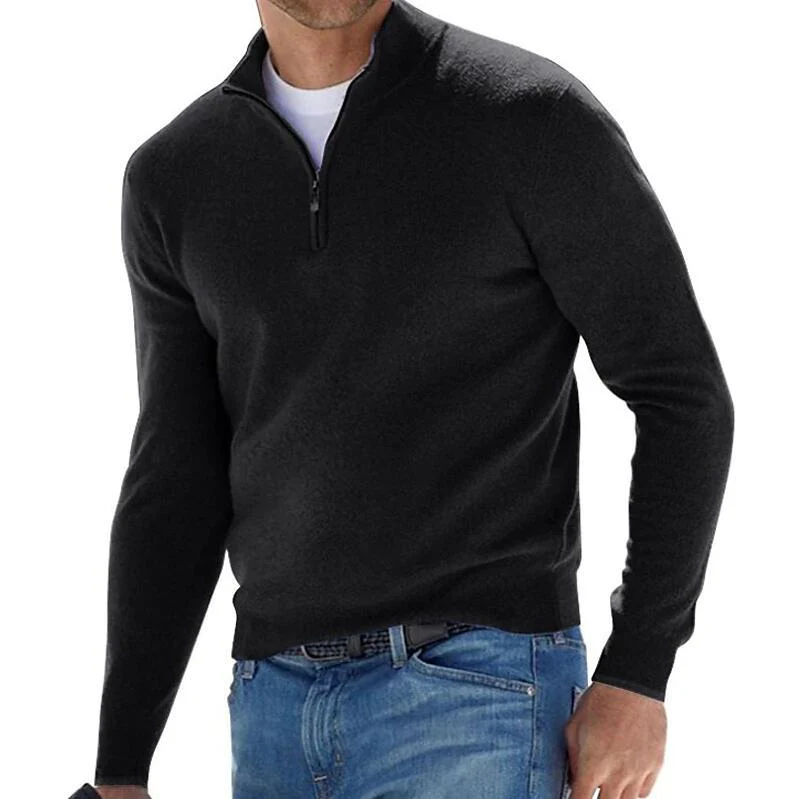 Herren Reißverschluss-Pullover - Image 3