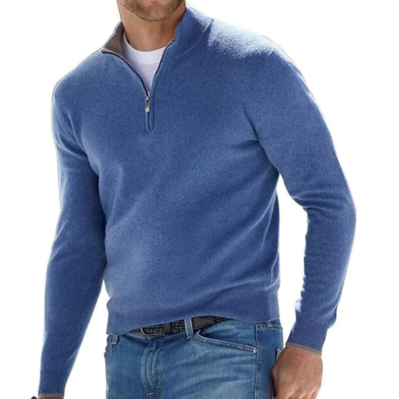 Herren Reißverschluss-Pullover - Image 4