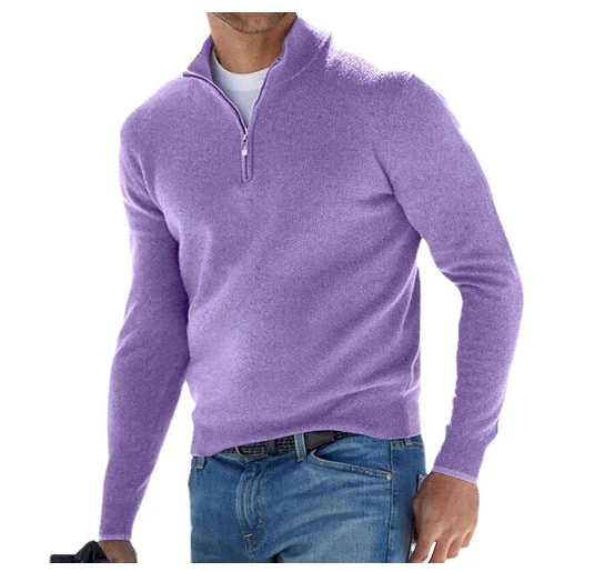 Herren Reißverschluss-Pullover - Image 8