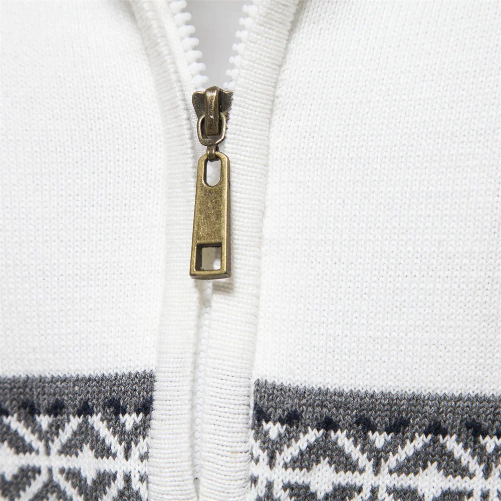 Herren Retro Half-Zip Pullover - Image 2