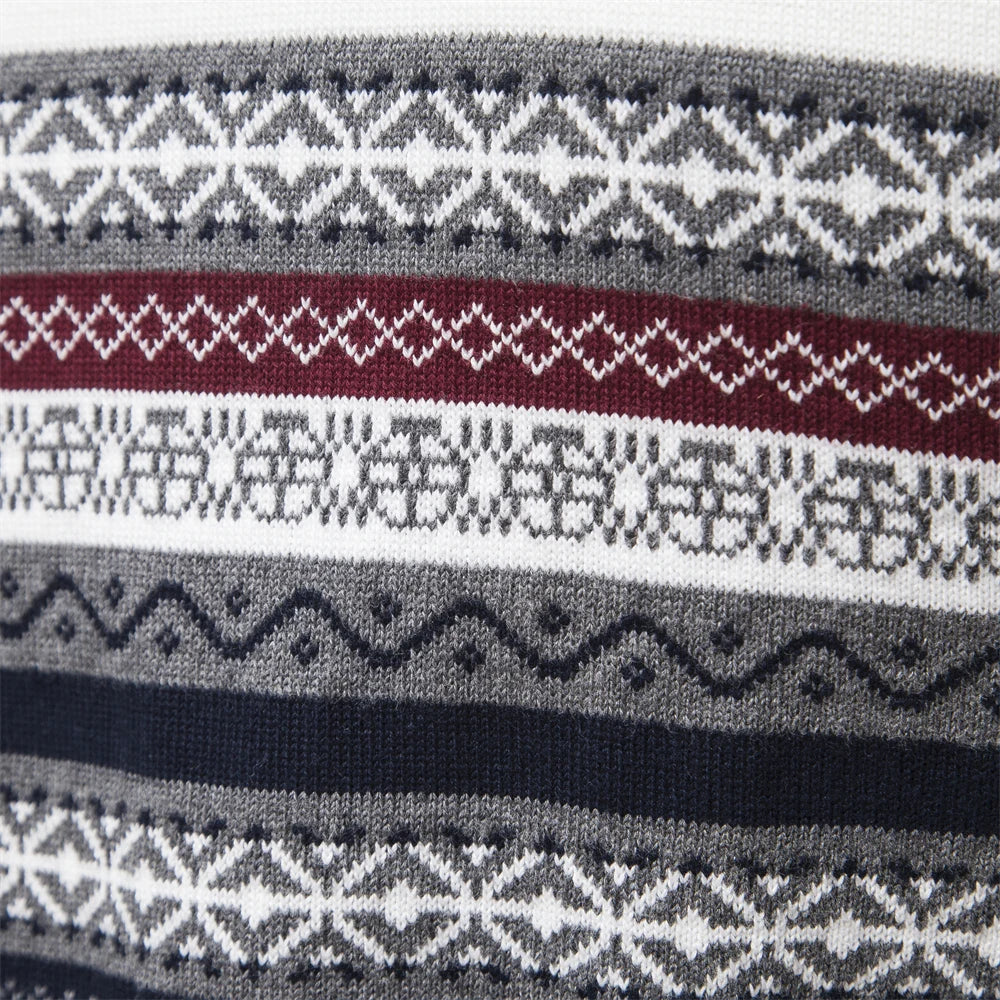 Herren Retro Half-Zip Pullover - Image 3