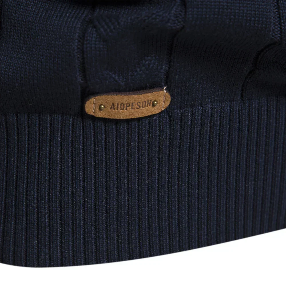 Herren Retro Half-Zip Pullover - Image 4