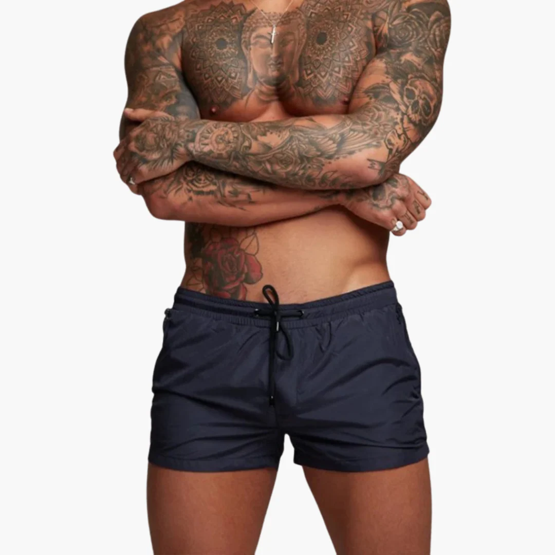 Herren schnelltrocknende Shorts mit elastischem Bund und Reißverschluss - Image 6
