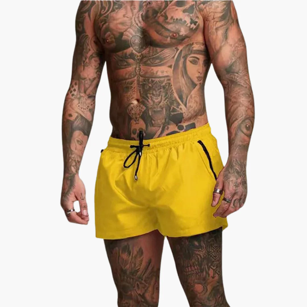 Herren schnelltrocknende Shorts mit elastischem Bund und Reißverschluss - Image 7