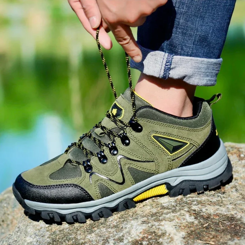 Herren Schnüren Wander Schuhe | Im Freien - Image 7