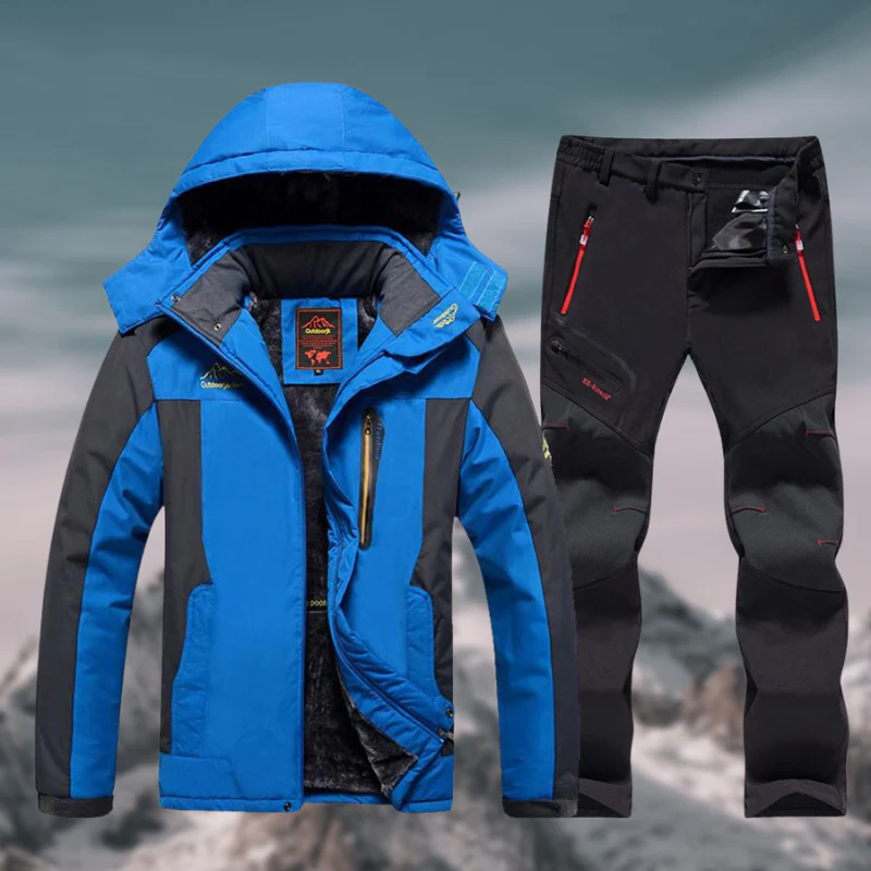 Herren Set | Zweiteilige Jacke Hose geschlossene Form Details - Image 4