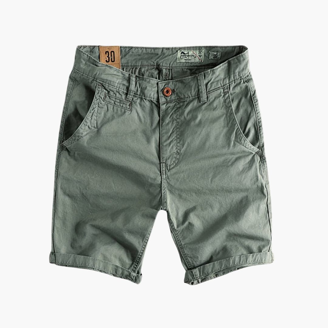 Herren Shorts aus leichter Sommerware mit Taschen und Knopfverschluss - Image 4