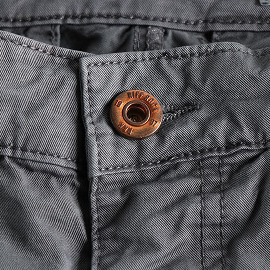 Herren Shorts aus leichter Sommerware mit Taschen und Knopfverschluss - Image 5