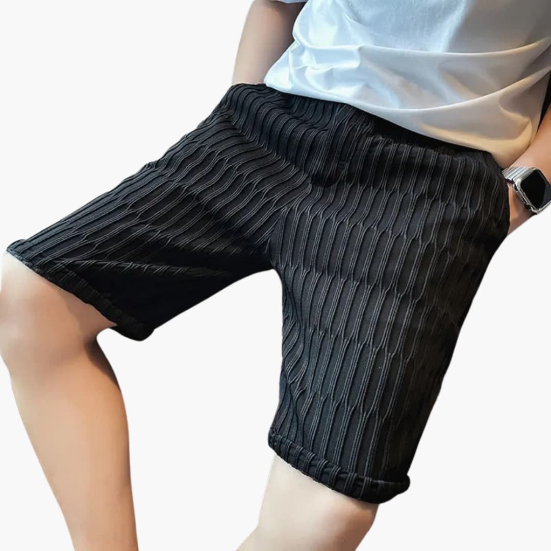 Herren Shorts aus Stretchstoff für den Sommer mit Gummibund - Image 2