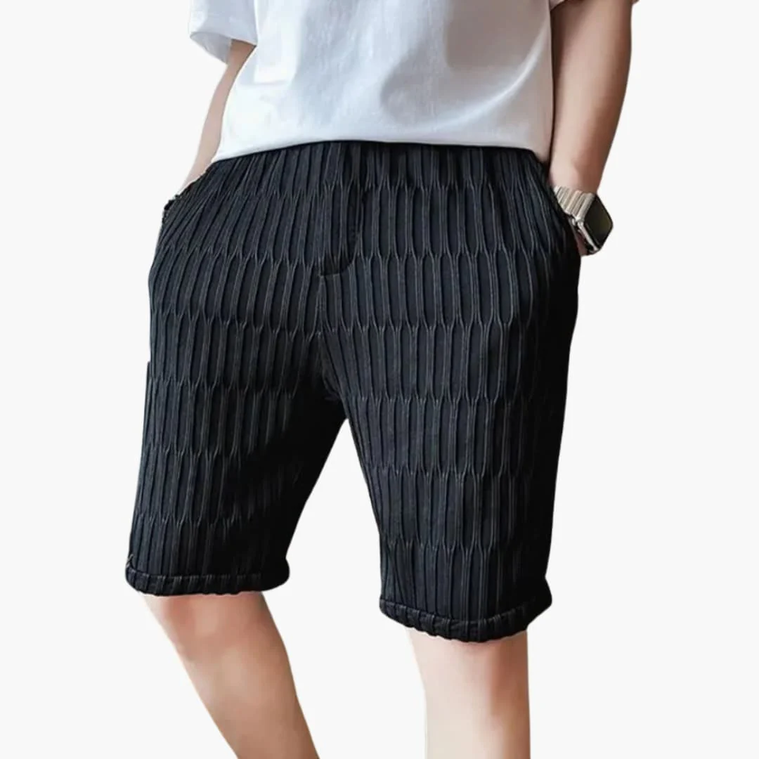 Herren Shorts aus Stretchstoff für den Sommer mit Gummibund - Image 3