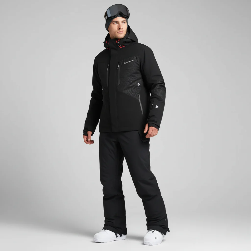 Herren Skiset | Funktionale Jacke und Hose mit geschlossene Winterform - Image 6