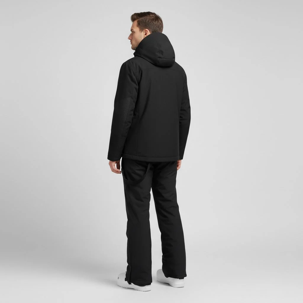 Herren Skiset | Jacke mit Kapuze Hose funktionale Winterausführung - Image 2