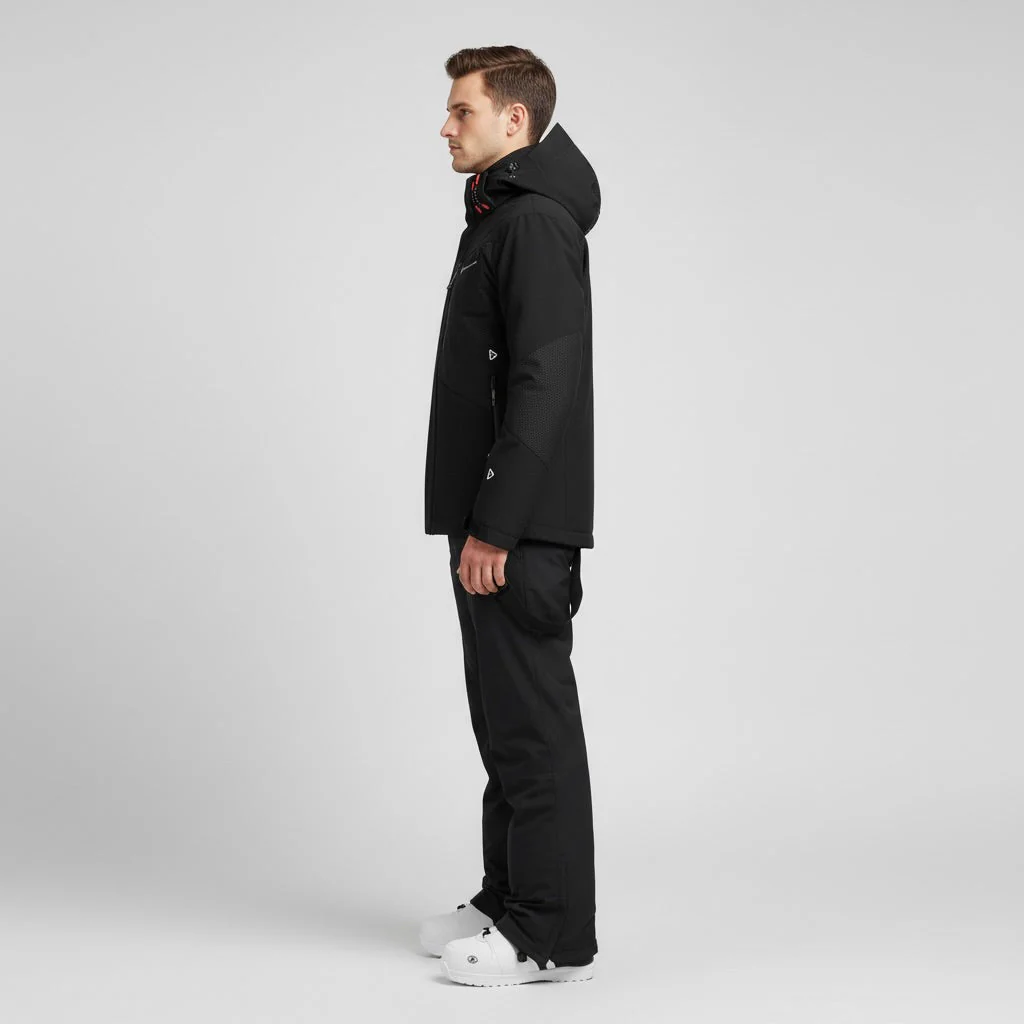 Herren Skiset | Jacke mit Kapuze Hose funktionale Winterausführung - Image 4