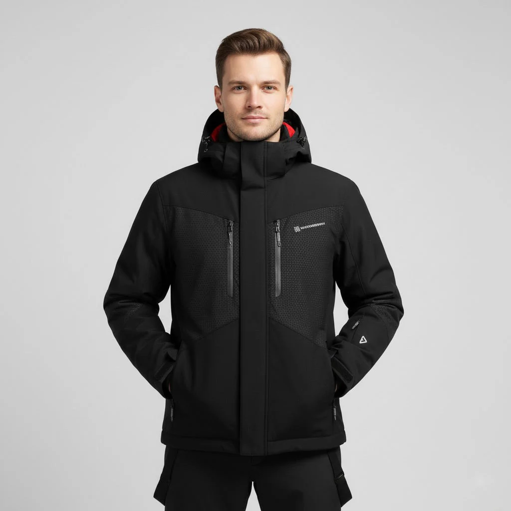 Herren Skiset | Jacke mit Kapuze Hose funktionale Winterausführung - Image 5