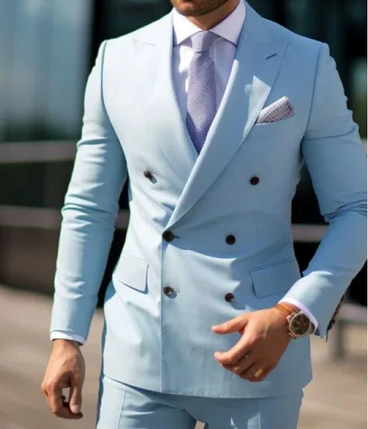 Herren Slim Fit Hochzeitsgast Anzug | Zweiteiler - Image 2