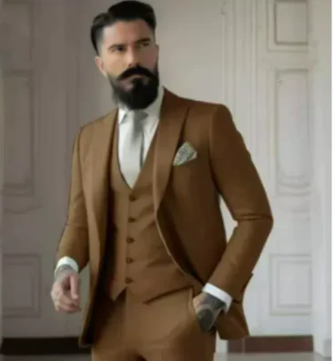 Herren Slim Fit Hochzeitsgastanzug | 3-Teilig - Image 10