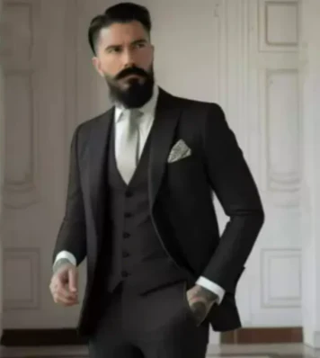 Herren Slim Fit Hochzeitsgastanzug | 3-Teilig - Image 3