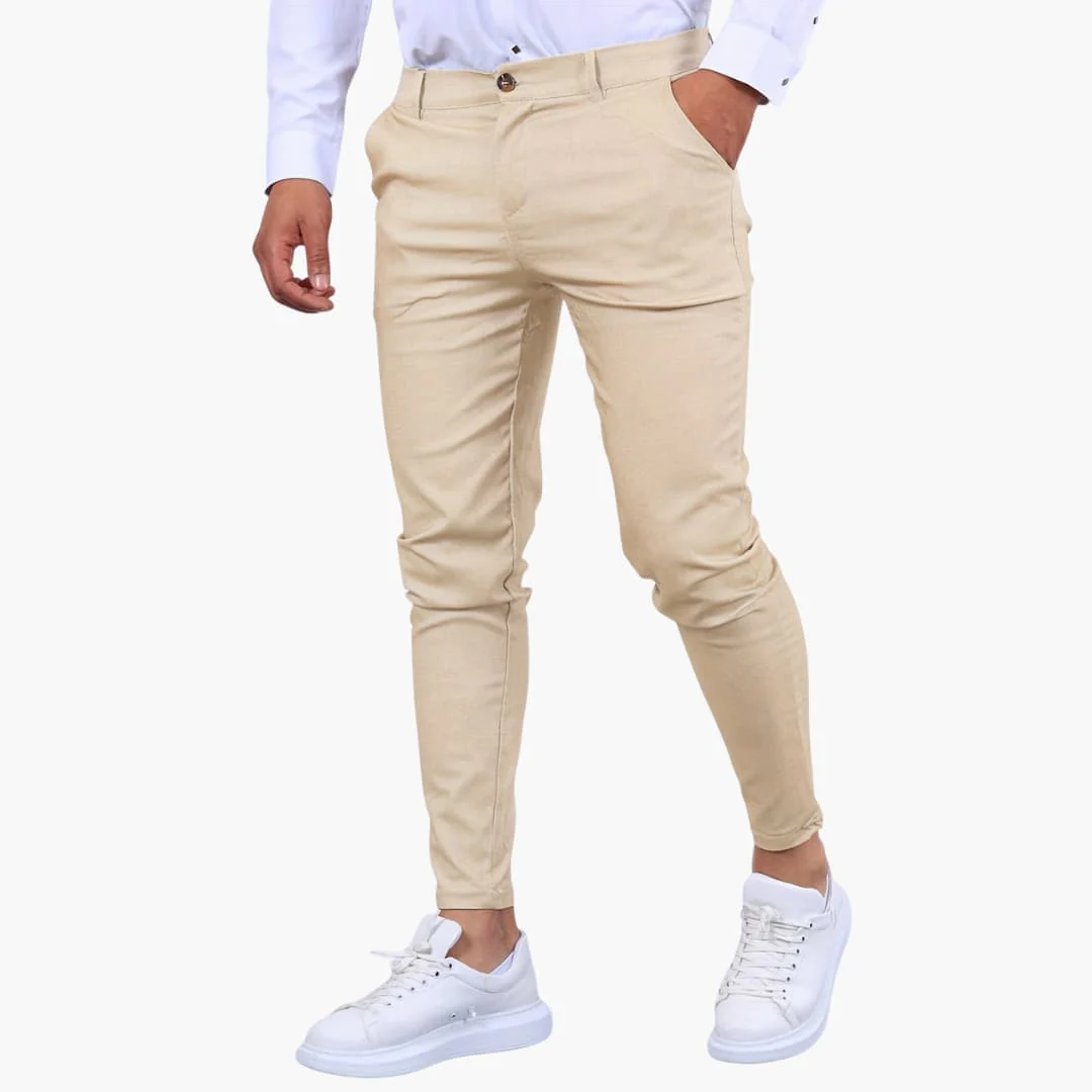 Herren Slim Fit Hose in Knöchellänge mit Taschen - Image 10