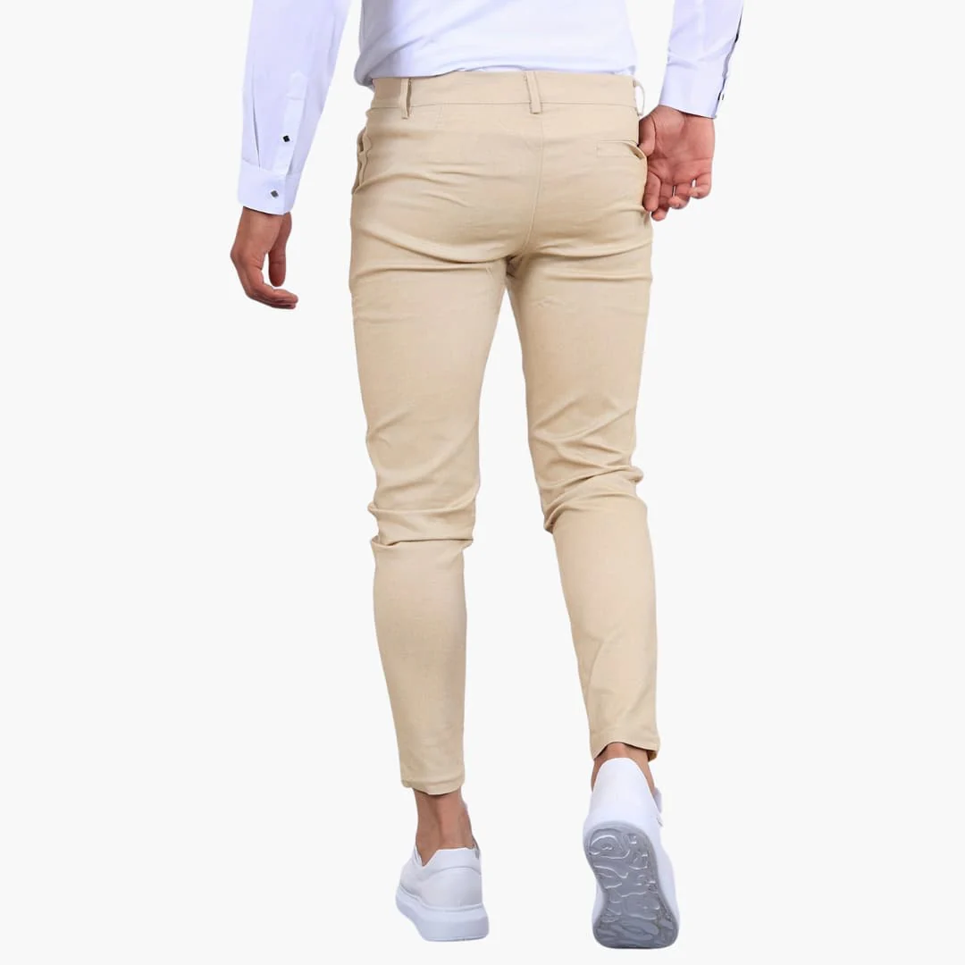 Herren Slim Fit Hose in Knöchellänge mit Taschen - Image 2