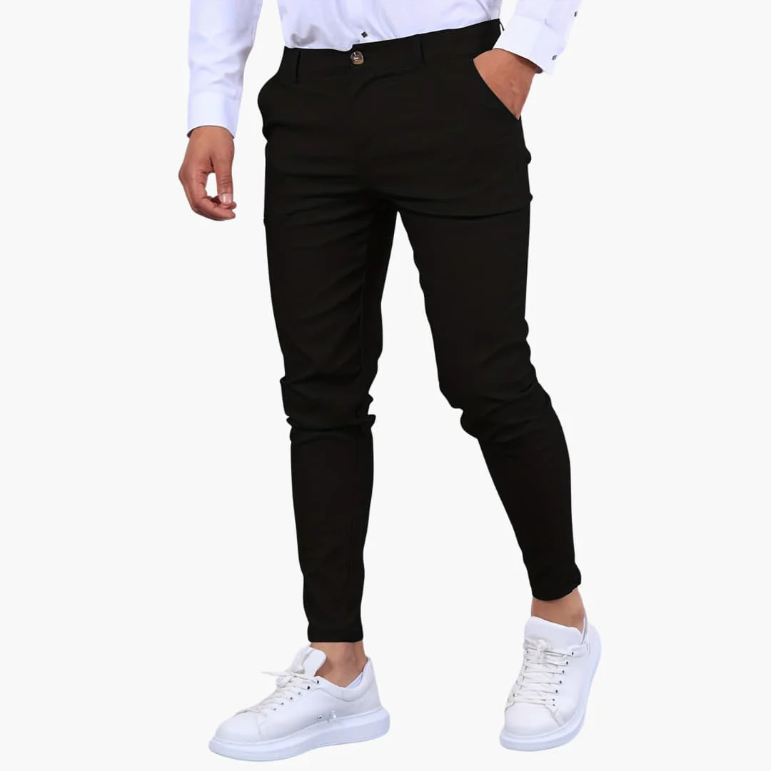 Herren Slim Fit Hose in Knöchellänge mit Taschen - Image 5