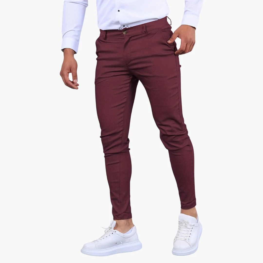 Herren Slim Fit Hose in Knöchellänge mit Taschen - Image 9