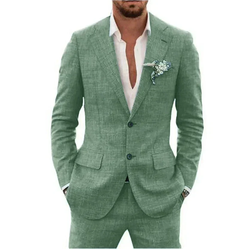 Herren Sommer 2-Teiler Hochzeitsgast Anzug | Leicht - Image 10
