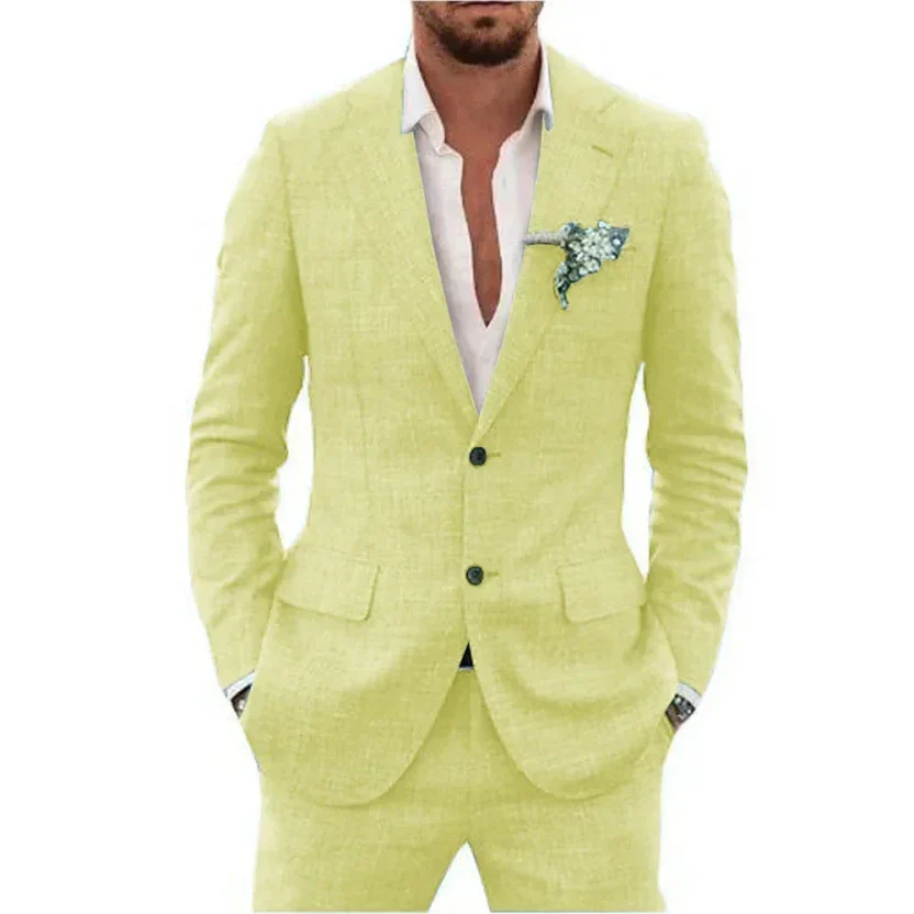 Herren Sommer 2-Teiler Hochzeitsgast Anzug | Leicht - Image 6