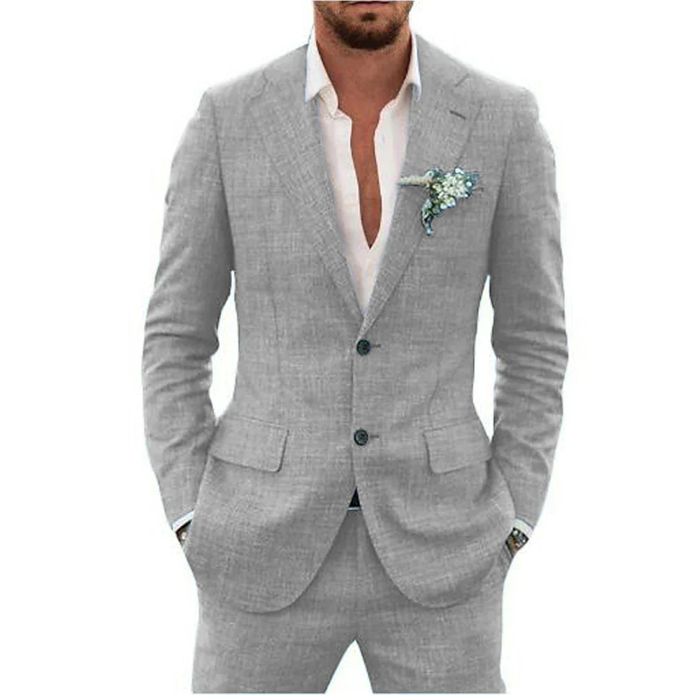 Herren Sommer 2-Teiler Hochzeitsgast Anzug | Leicht - Image 8