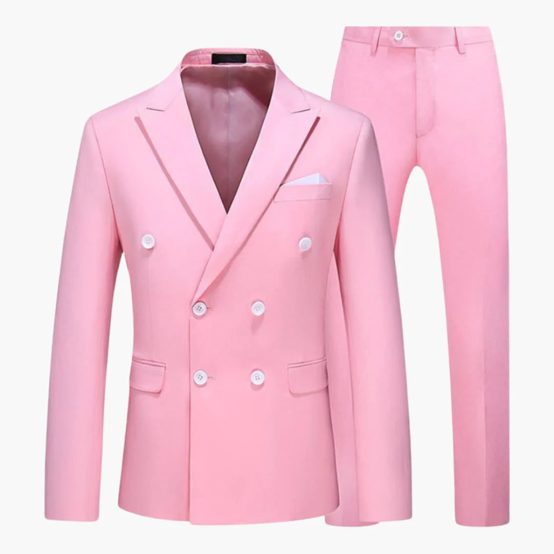 Herren Sommer Anzug zweiteilig mit Sakko und Stoffhose - Image 2
