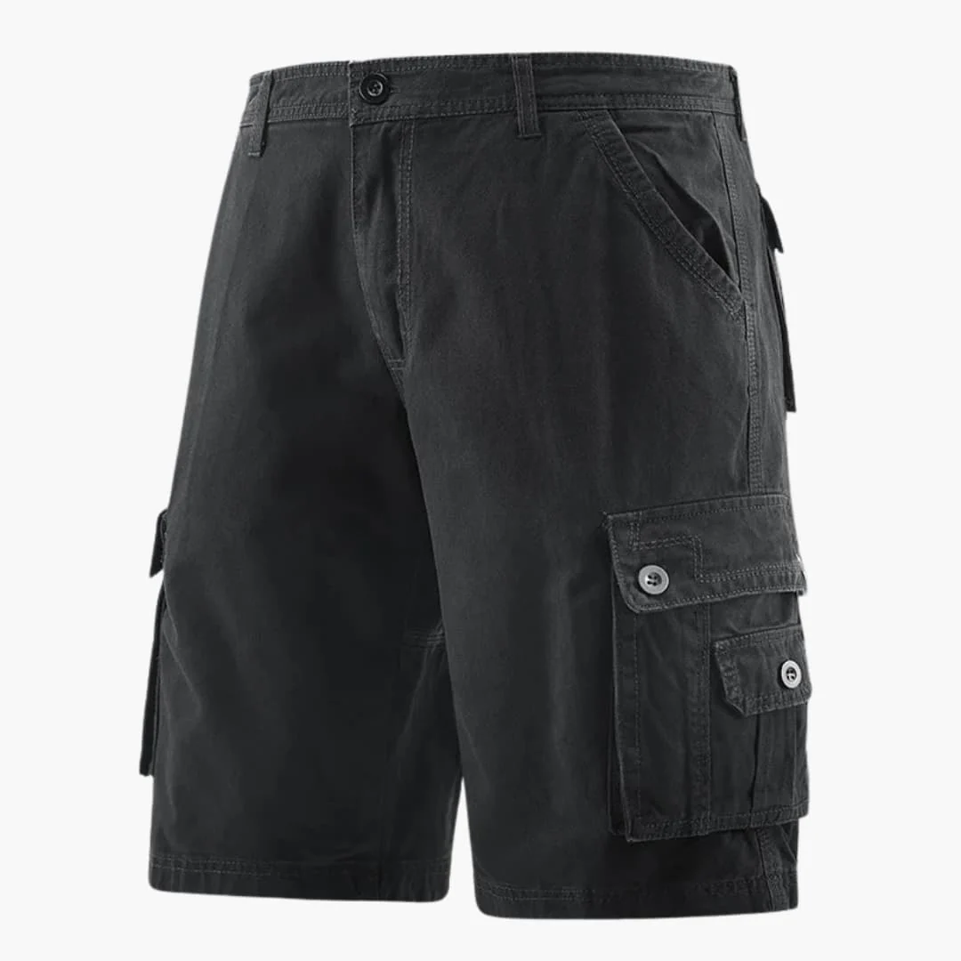 Herren Sommer Cargo-Shorts mit elastischem Bund und Taschen - Image 4